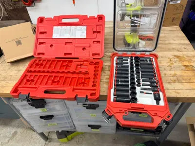 Milwaukee 3/8in 43PC Impact Socket Set PACKOUT Compatible Insert