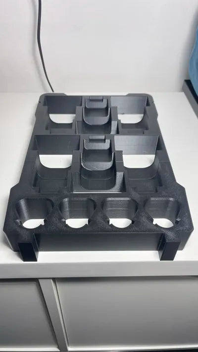Milwaukee Packout M12 Battery Storage Insert – Holds 4 CP + 6 XC